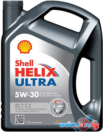 Моторное масло Shell Helix Ultra ECT C3 5W-30 4л в Бресте
