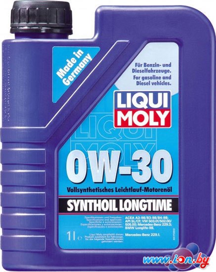 Моторное масло Liqui Moly Synthoil Longtime 0W-30 1л в Гомеле