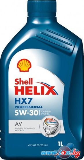 Моторное масло Shell Helix HX7 Professional AV 5W-30 1л в Могилёве