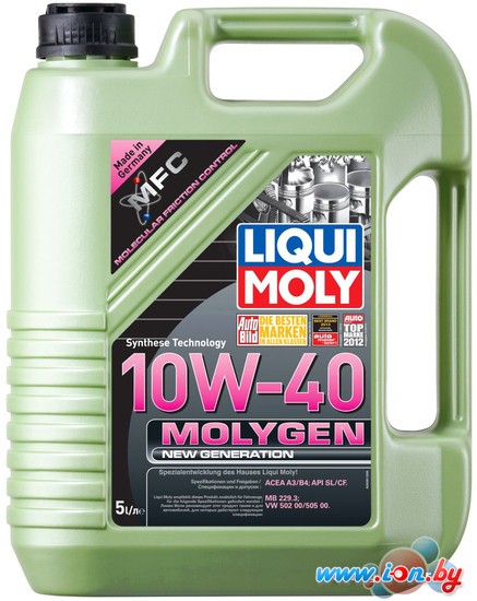 Моторное масло Liqui Moly Molygen New Generation 10W-40 5л в Гомеле
