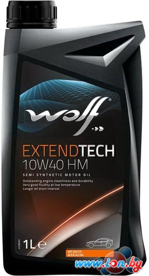 Моторное масло Wolf ExtendTech 10W-40 HM 1л в Витебске