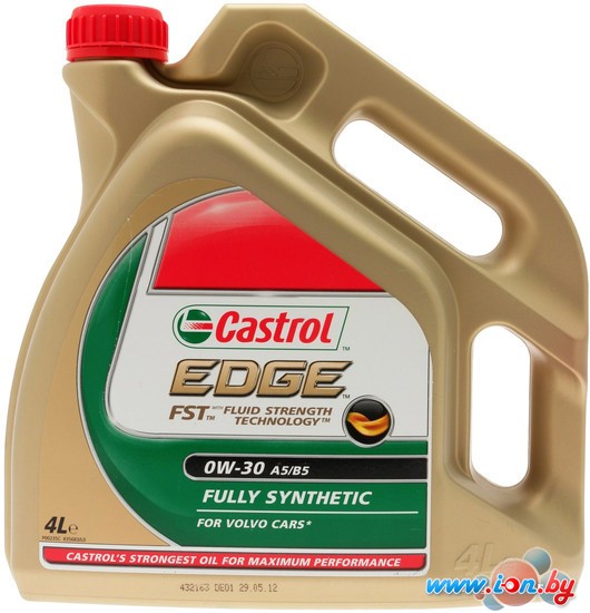 Моторное масло Castrol EDGE 0W-30 A5/B5 4л в Гомеле