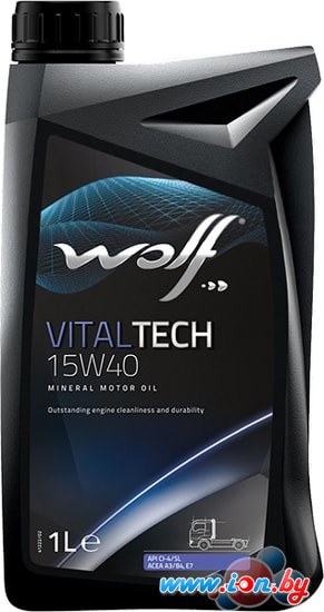 Моторное масло Wolf VitalTech 15W-40 1л в Гомеле