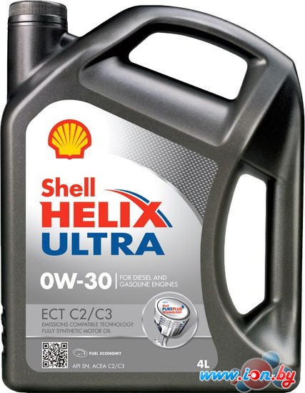 Моторное масло Shell Helix Ultra ECT C2/C3 0W-30 4л в Бресте