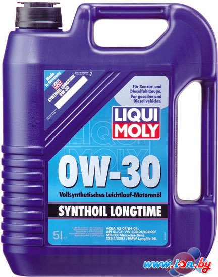 Моторное масло Liqui Moly Synthoil Longtime 0W-30 5л в Гомеле