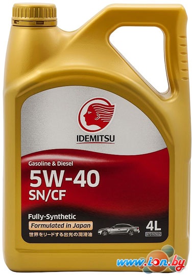 Моторное масло Idemitsu 5W-40 SN/CF 4л в Бресте