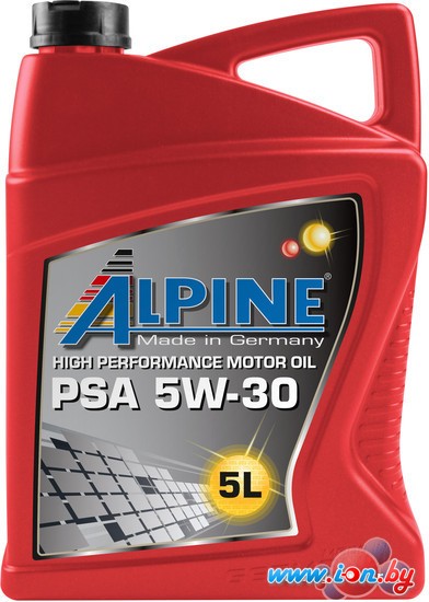 Моторное масло Alpine PSA 5W-30 5л в Гомеле