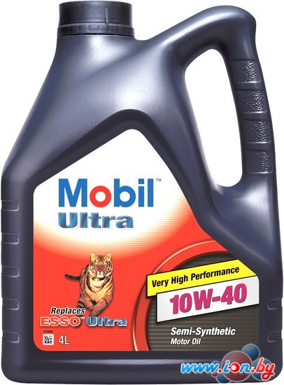 Моторное масло Mobil Ultra 10W-40 4л в Гомеле