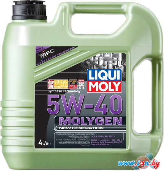 Моторное масло Liqui Moly Molygen New Generation 5W-40 4л в Бресте