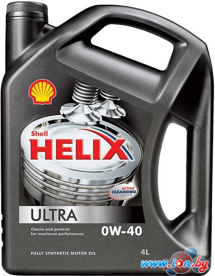 Моторное масло Shell Helix Ultra 0W-40 4л в Могилёве