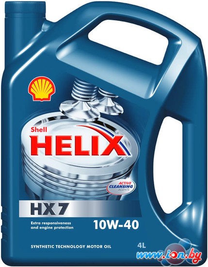 Моторное масло Shell Helix HX7 10W-40 4л в Витебске