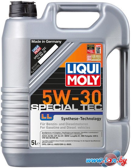 Моторное масло Liqui Moly Special Tec LL 5W-30 5л в Бресте
