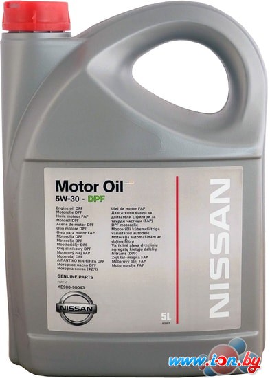 Моторное масло Nissan DPF 5W-30 5л в Могилёве