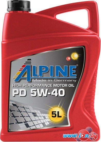 Моторное масло Alpine PD Pumpe-Duse 5W-40 5л в Гродно