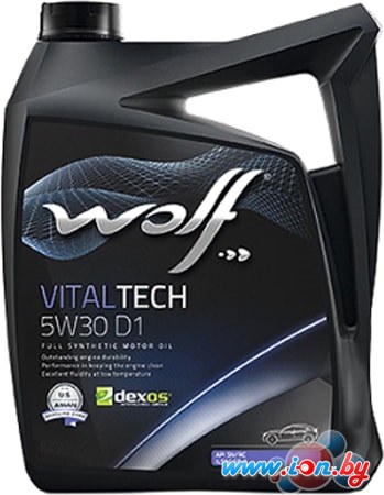 Моторное масло Wolf VitalTech 5W-30 D1 5л в Гомеле