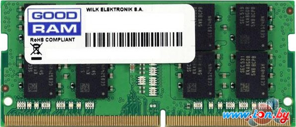 Оперативная память GOODRAM 4GB DDR4 SODIMM PC4-21300 GR2666S464L19S/4G в Гродно