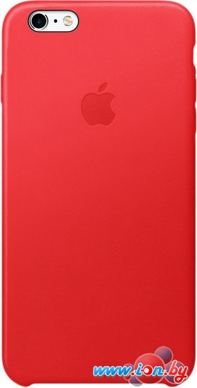 Чехол Apple Leather Case для iPhone 6 Plus / 6s Plus Red [MKXG2] в Могилёве