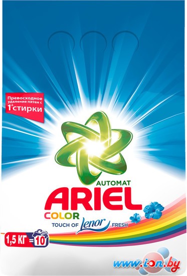 Стиральный порошок Ariel Color Touch of Lenor Fresh 1.5 кг в Могилёве