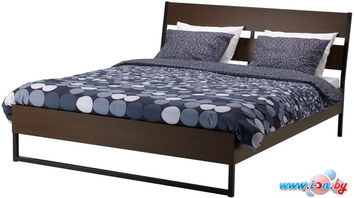 Кровать Ikea Трисил 160x200 (темно-коричневый, Лонсет) 892.111.55 в Могилёве