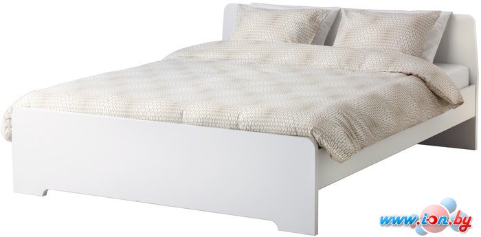 Кровать Ikea Аскволь 160x200 (белый, Лурой) 892.107.16 в Витебске