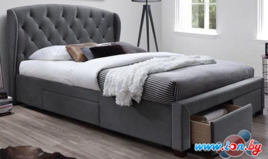 Кровать Halmar Sabrina 160x200 (серый) в Гомеле