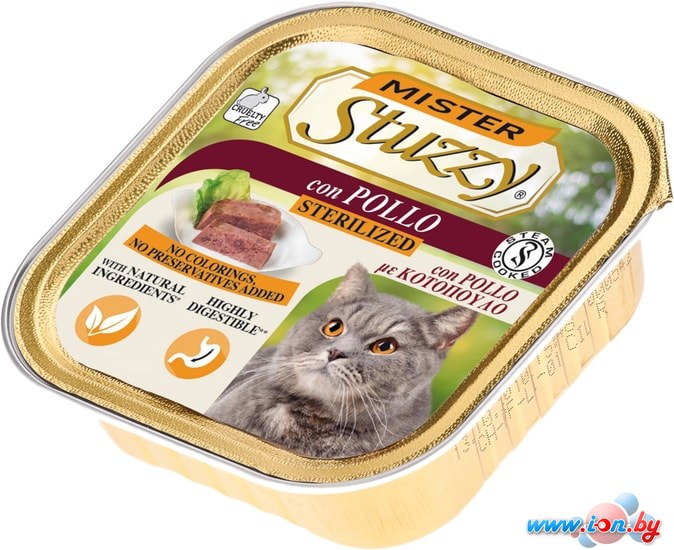 Корм для кошек Stuzzy Mister Sterilized с курицей 0.1 кг в Минске