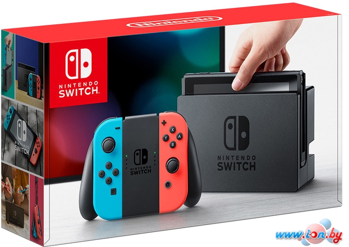Игровая приставка Nintendo Switch (с неоновыми Joy-Con) в Витебске
