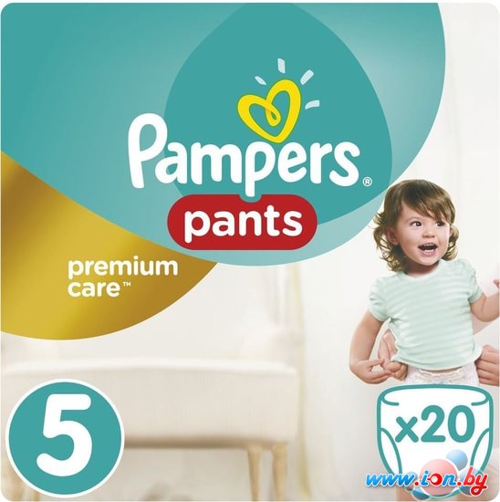 Трусики-подгузники Pampers Premium Care Pants 5 Junior (20 шт) в Гомеле