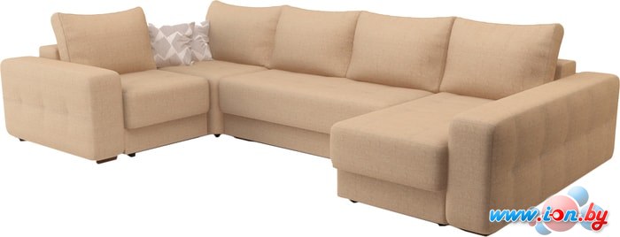 П-образный диван Савлуков-Мебель Меркури 0363 (светло-оранжевый) в Бресте