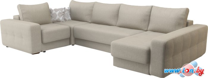 П-образный диван Савлуков-Мебель Меркури 0363 (светло-серый) в Бресте