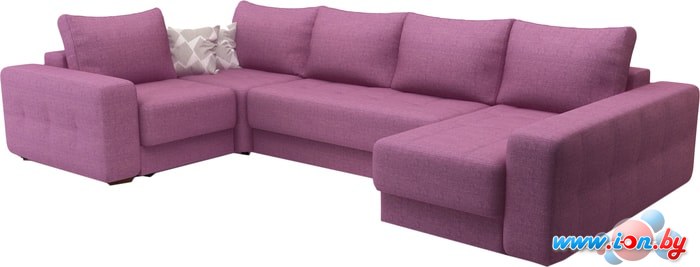 П-образный диван Савлуков-Мебель Меркури 0363 (розовый) в Бресте