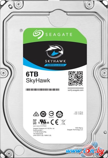 Жесткий диск Seagate Skyhawk 6TB ST6000VX001 в Бресте