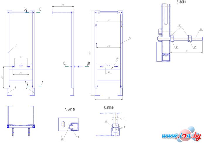 Инсталляция для унитаза Cersanit Vector [S-IN-MZ-VECTOR] в Бресте