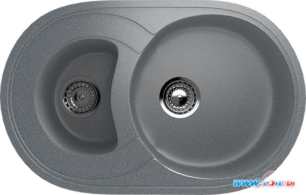 Кухонная мойка Ulgran U-504 (темно-серый) в Могилёве