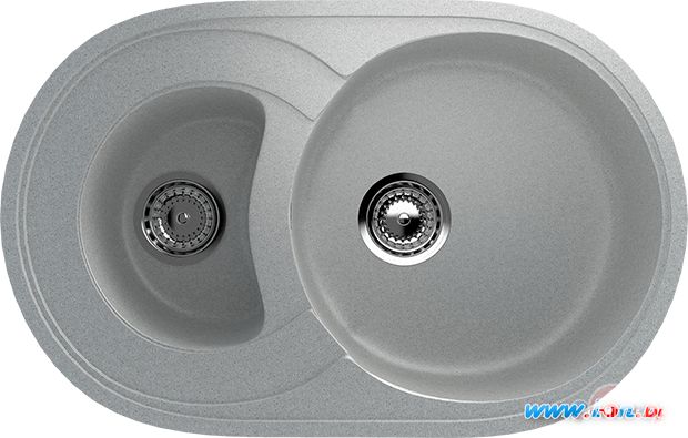Кухонная мойка Ulgran U-504 (серый) в Могилёве