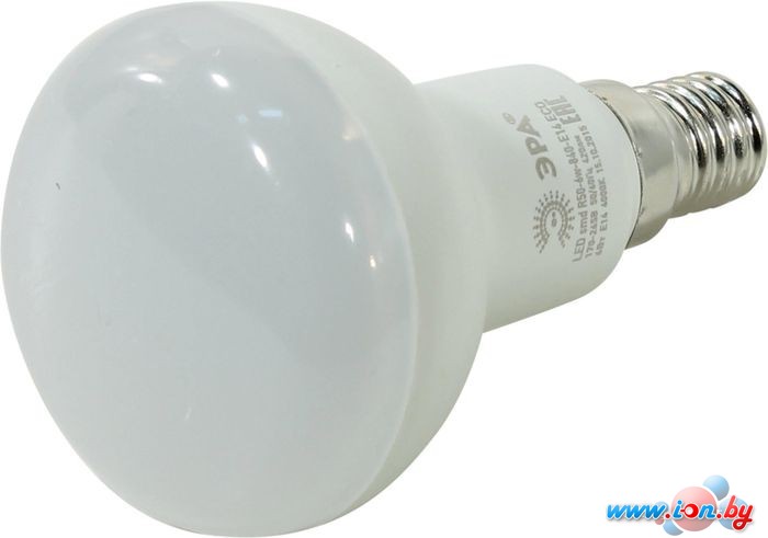 Светодиодная лампа ЭРА R50 E14 6 Вт 4000 К [R50-6w-840-E14 ECO] в Гомеле