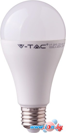 Светодиодная лампа V-TAC A65 E27 15 Вт 2700 К VT-2015 в Гомеле