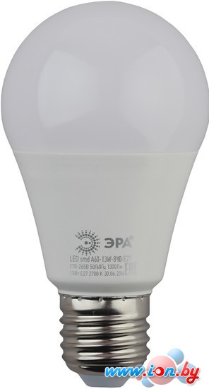 Светодиодная лампа ЭРА LED A60-13W-840-E27 в Могилёве