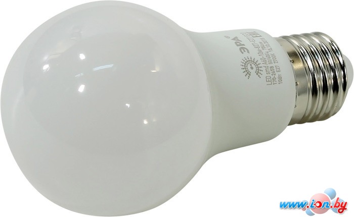 Светодиодная лампа ЭРА A60 E27 10 Вт 2700 К [A60-10w-827-E27 ECO] в Витебске