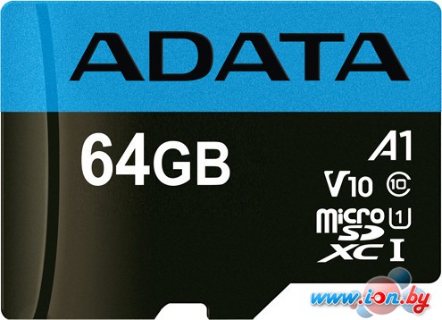 Карта памяти A-Data Premier AUSDX64GUICL10A1-R microSDXHC 64GB в Могилёве