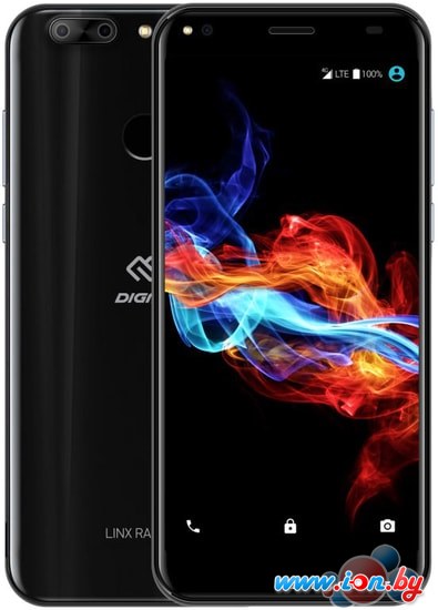 Смартфон Digma Linx Rage 4G (черный) в Витебске