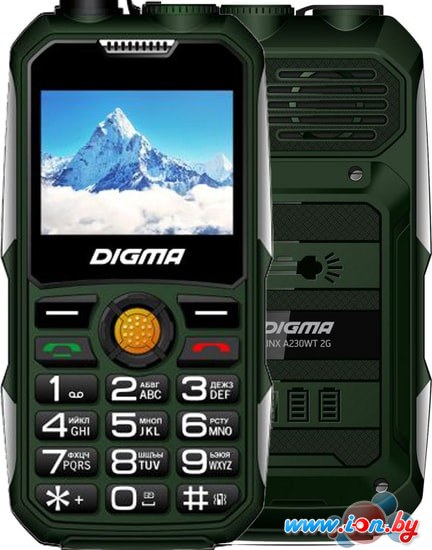 Мобильный телефон Digma Linx A230WT 2G (зеленый) в Витебске