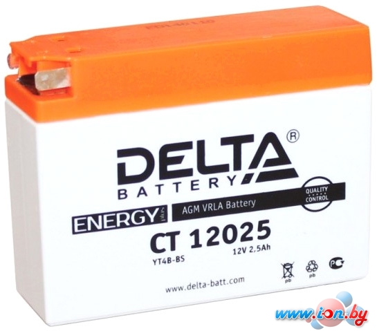Мотоциклетный аккумулятор Delta CT 12025 (2.5 А·ч) в Гомеле
