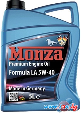 Моторное масло Monza Formula LA 5W-40 5л в Гомеле