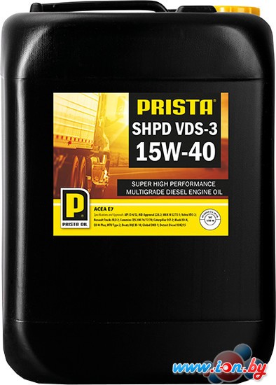 Моторное масло Prista SHPD VDS-3 15W-40 20л в Бресте