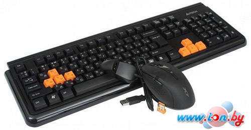 Мышь + клавиатура A4Tech Super 15 Wireless Gaming Combo (G1000A) в Бресте