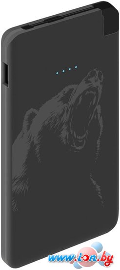 Портативное зарядное устройство Deppa NRG Art Black Медведь 5000mAh в Бресте