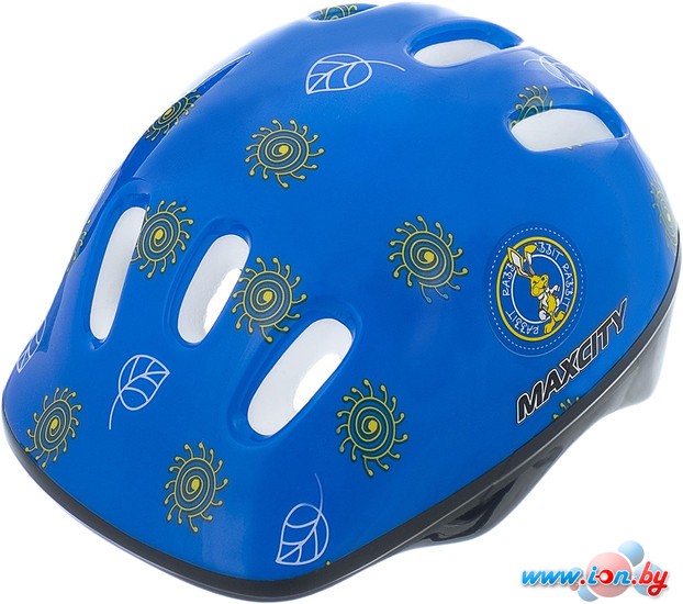 Cпортивный шлем MaxCity Baby Little Rabbit Blue S в Могилёве