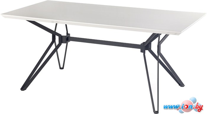 Обеденный стол Halmar Pascal (белый/черный) в Бресте