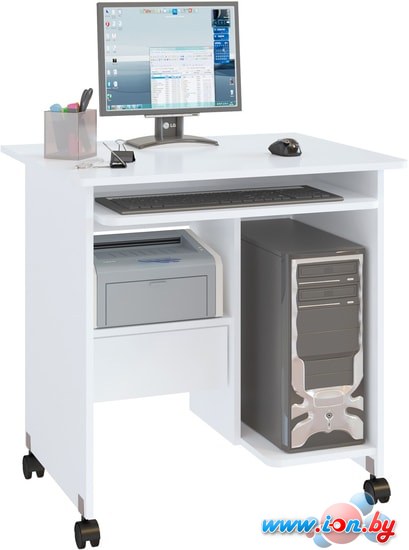 Компьютерный стол Сокол КСТ-10.1 (белый) в Могилёве